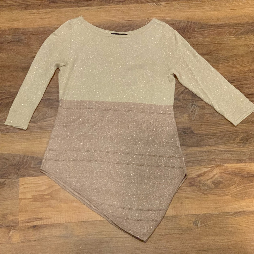 WHBM shimmer top